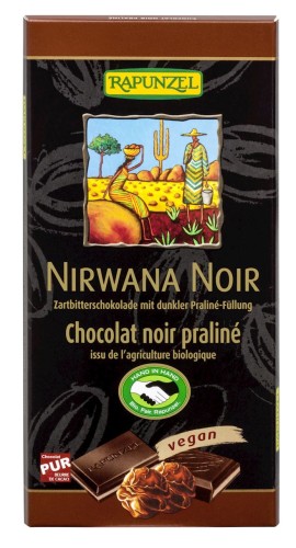 7893CZEKOLADA GORZKA Z NADZIENIEM TRUFLOWYM NIRWANA BIO 100 g - RAPUNZEL-1