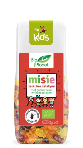 8820ŻELKI (MISIE) BEZ ŻELATYNY BEZGLUTENOWE BIO 100 g - BIO PLANET-1