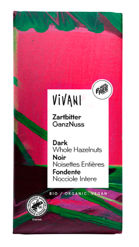8947CZEKOLADA GORZKA Z CAŁYMI ORZECHAMI LASKOWYMI BIO 100 g - VIVANI-1