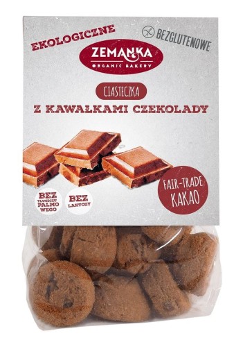 8949CIASTKA Z KAWAŁKAMI CZEKOLADY BEZGLUTENOWE BIO 100 g - ZEMANKA-1