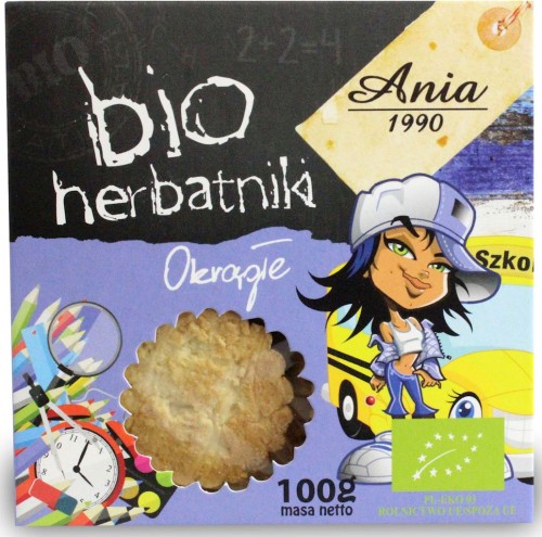 8951HERBATNIKI OKRĄGŁE BIO 100 g - BIO ANIA-1