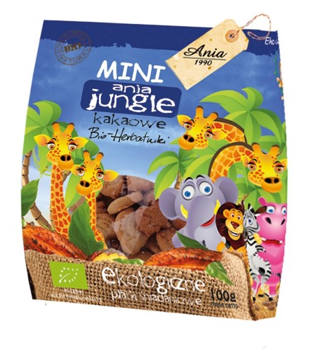 14572CIASTKA KAKAOWE MINI JUNGLE BIO 100 g - BIO ANIA-1