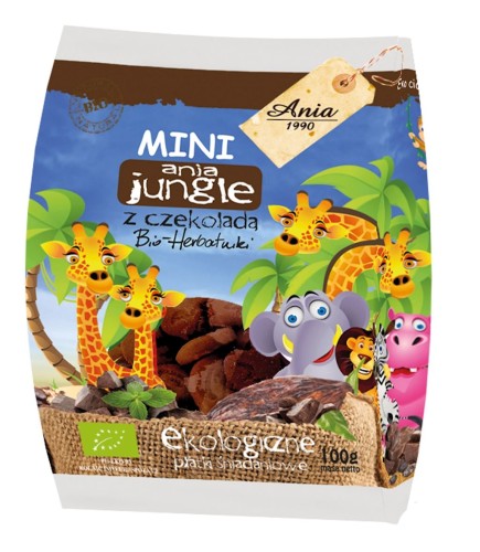 14573CIASTKA Z CZEKOLADĄ MINI JUNGLE BIO 100 g - BIO ANIA-1