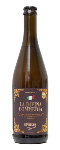 25976KOMBUCHA O SMAKU MANDARYNKI I SYCYLIJSKIEJ CYTRYNY (DANTE ALIGHIERI) BIO 750 ml - KOMBUCHA BY LAURENT (PLATINIUM)-1