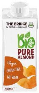 Napój migdałowy 6% nie zawiera cukru bezglutenowy bio 200 ml - the bridge