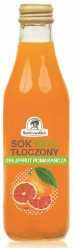 24075SOK GREJPFRUT- POMARAŃCZA NFC 250 ml - REMBOWSCY-1
