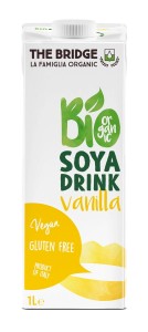 Napój sojowy o smaku waniliowym bezglutenowy bio 1 l - the bridge