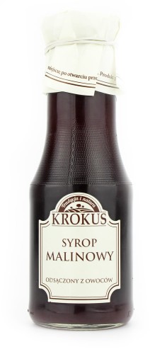 23687SYROP MALINOWY BEZGLUTENOWY 355 g (280 ml) - KROKUS-1