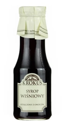 23706SYROP WIŚNIOWY BEZGLUTENOWY 355 g (280 ml) - KROKUS-1