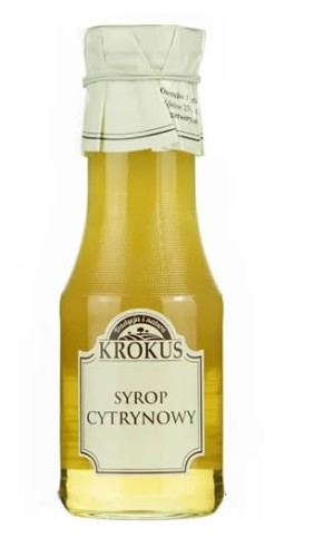 23724SYROP CYTRYNOWY BEZGLUTENOWY 355 g (280 ml) - KROKUS-1