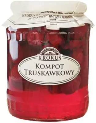 23746KOMPOT TRUSKAWKOWY 640 g (260 g) - KROKUS-1