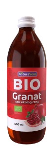 Sok z granatu 100 % bio 500 ml - naturavena