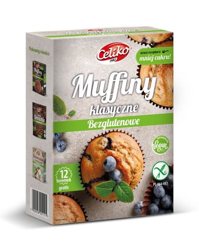 23417MIESZANKA NA MUFFINY KLASYCZNE BEZGLUTENOWA 280 g - CELIKO-1