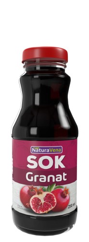 23261SOK Z GRANATU 100 % 250 ml - NATURAVENA-1