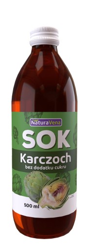 23268SOK Z KARCZOCHA 100 %  500 ml - NATURAVENA-1