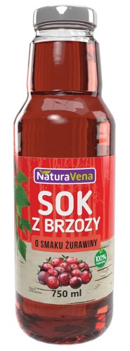 23277SOK Z BRZOZY Z ŻURAWINĄ 750 ml - NATURAVENA-1