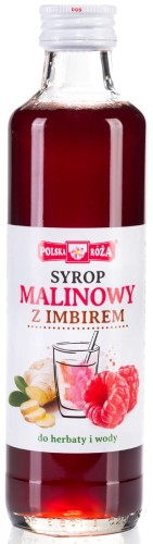 22873SYROP MALINOWY Z IMBIREM 250 ml - POLSKA RÓŻA-1