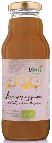 22790SYROP Z PIGWOWCA SŁODZONY CUKREM TRZCINOWYM BIO 300 ml - VERO-1