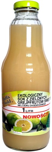 22447SOK Z ZIELONYCH GREJPFRUTÓW SWEETIE NFC BIO 1 L - JAFFA GOLD-1