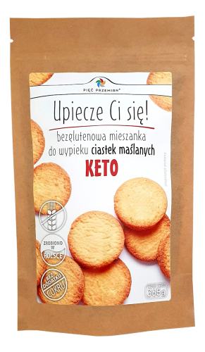 21997MIESZANKA DO WYPIEKU CIASTEK MAŚLANYCH BEZ DODATKU CUKRÓW BEZGLUTENOWA (KETO) 365 g - PIĘĆ PRZEMIAN-1