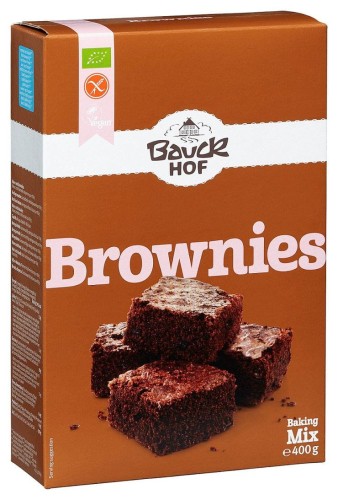 14696MIESZANKA NA BROWNIE BEZGLUTENOWA BIO 400 g - BAUCK HOF-1