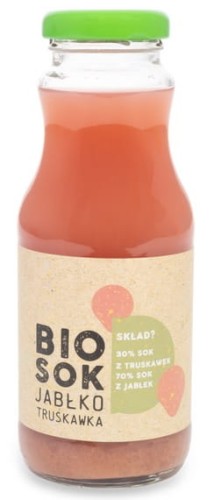 12753SOK JABŁKOWO - TRUSKAWKOWY NFC BIO 250 ml - OWOCOWE SMAKI-1