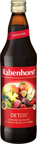 26326SOK WIELOOWOCOWY DETOX Z BURAKIEM, MATCHA I SPIRULINĄ NFC BIO 750 ml - RABENHORST-1