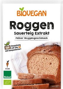 Zakwas chlebowy żytni w proszku bio 30 g - bio vegan