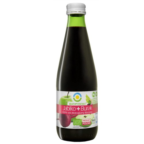9909SOK JABŁKOWO - BURACZKOWY NFC BEZGLUTENOWY BIO 300 ml - BIO FOOD-1