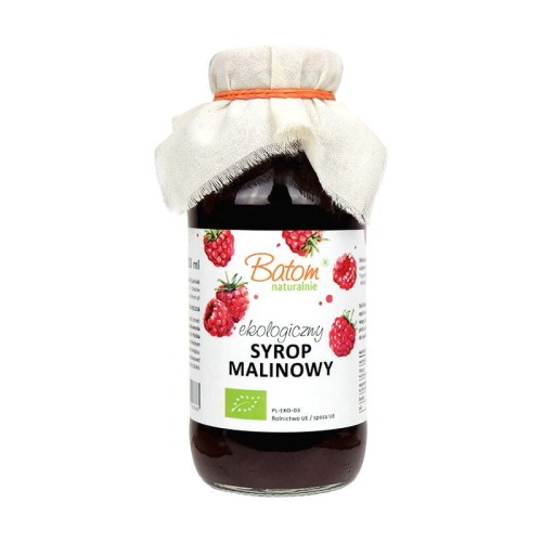 8419SYROP MALINOWY BIO 330 ml - BATOM-1