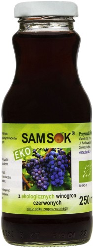 8464SAM SOK Z CZERWONYCH WINOGRON NFC BIO 250 ml - VIANDS-1