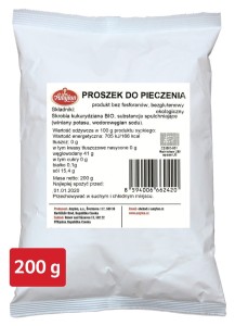 Proszek do pieczenia bezglutenowy bio 200 g - amylon