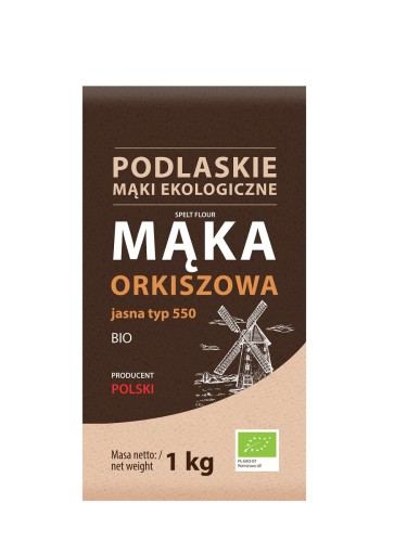 23837MĄKA ORKISZOWA JASNA TYP 550 BIO 1 kg - BIO LIFE (MĄKI PODLASKIE)-1