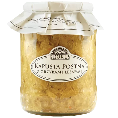 23726KAPUSTA POSTNA Z GRZYBAMI LEŚNYMI 670 g - KROKUS-1