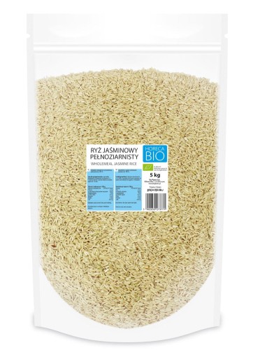 21042RYŻ JAŚMINOWY PEŁNOZIARNISTY BIO 5 kg - HORECA-1