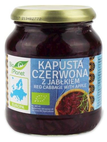 18560KAPUSTA CZERWONA Z JABŁKIEM BIO 340 g - BIO PLANET-1
