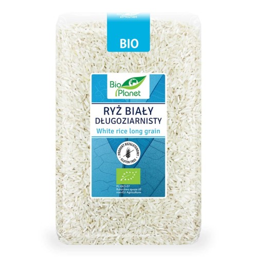 18444RYŻ BIAŁY DŁUGOZIARNISTY BEZGLUTENOWY BIO 1 kg - BIO PLANET-1