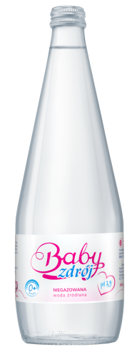 18419WODA ŹRÓDLANA NIEGAZOWANA 700 ml (SZKŁO) - AQUA EAST (BABY ZDRÓJ)-1