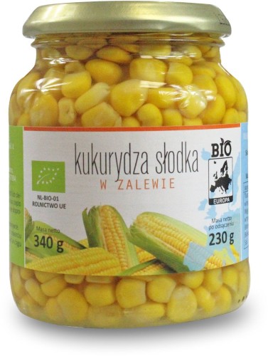 9162KUKURYDZA SŁODKA W ZALEWIE BIO 340 g (230 g) (SŁOIK) - BIO PLANET-1