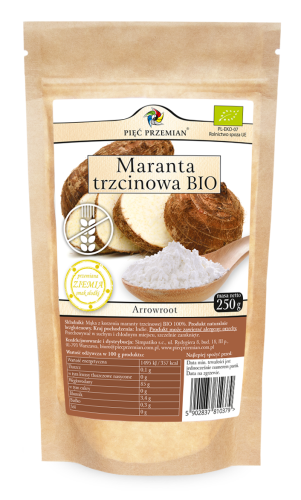 17186MARANTA TRZCINOWA BEZGLUTENOWA BIO 250 g - PIĘĆ PRZEMIAN-1