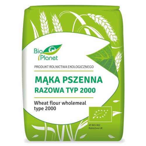 9907MĄKA PSZENNA RAZOWA TYP 2000 BIO 1 kg - BIO PLANET-1
