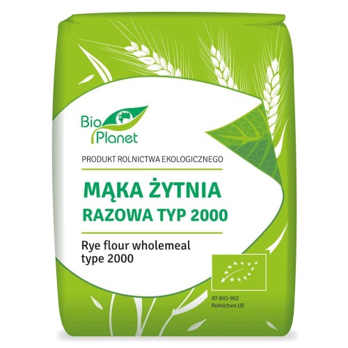 9908MĄKA ŻYTNIA RAZOWA TYP 2000 BIO 1 kg - BIO PLANET-1