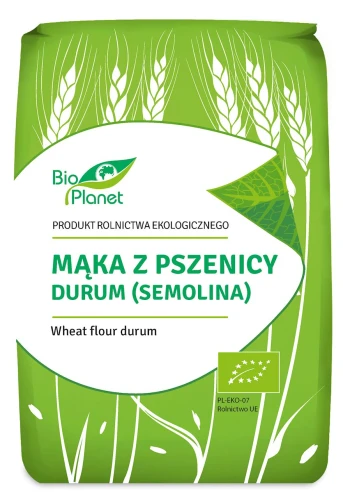 9567MĄKA Z PSZENICY DURUM (SEMOLINA) BIO 1 kg - BIO PLANET-1