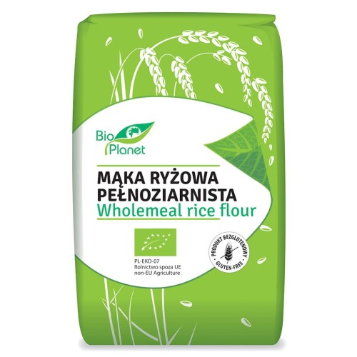 9983MĄKA RYŻOWA PEŁNOZIARNISTA BEZGLUTENOWA BIO 500 g - BIO PLANET-1