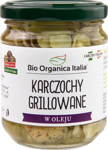 9213KARCZOCHY GRILLOWANE W OLEJU BIO 190 g (SŁOIK) - BIO ORGANICA ITALIA-1