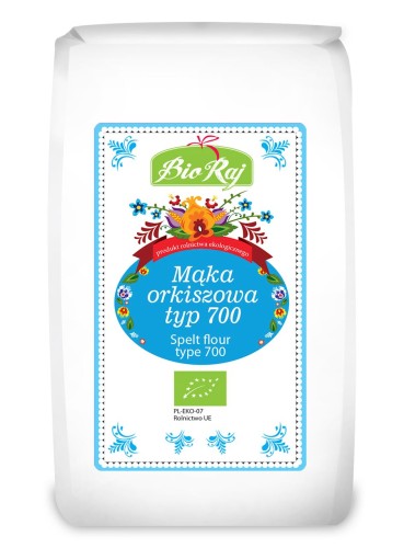 10814MĄKA ORKISZOWA TYP 700 BIO 500 g - BIO RAJ-1