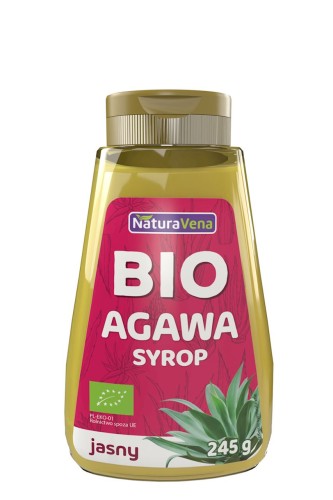 23458SYROP Z AGAWY JASNY BIO 245 g - NATURAVENA-1