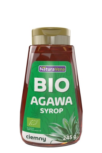 23459SYROP Z AGAWY CIEMNY BIO 245 g - NATURAVENA-1