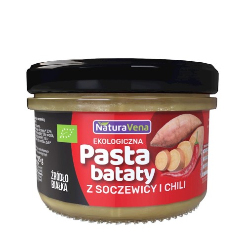 23492PASTA Z SOCZEWICY Z BATATAMI I CHILI BIO 185 g - NATURAVENA-1