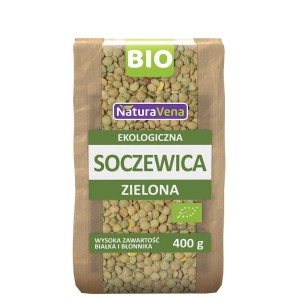 Soczewica zielona bio 400 g - naturavena